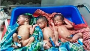 तीन बच्चों को दिया जन्म