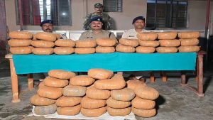 एक करोड़ का गांजा जब्त
