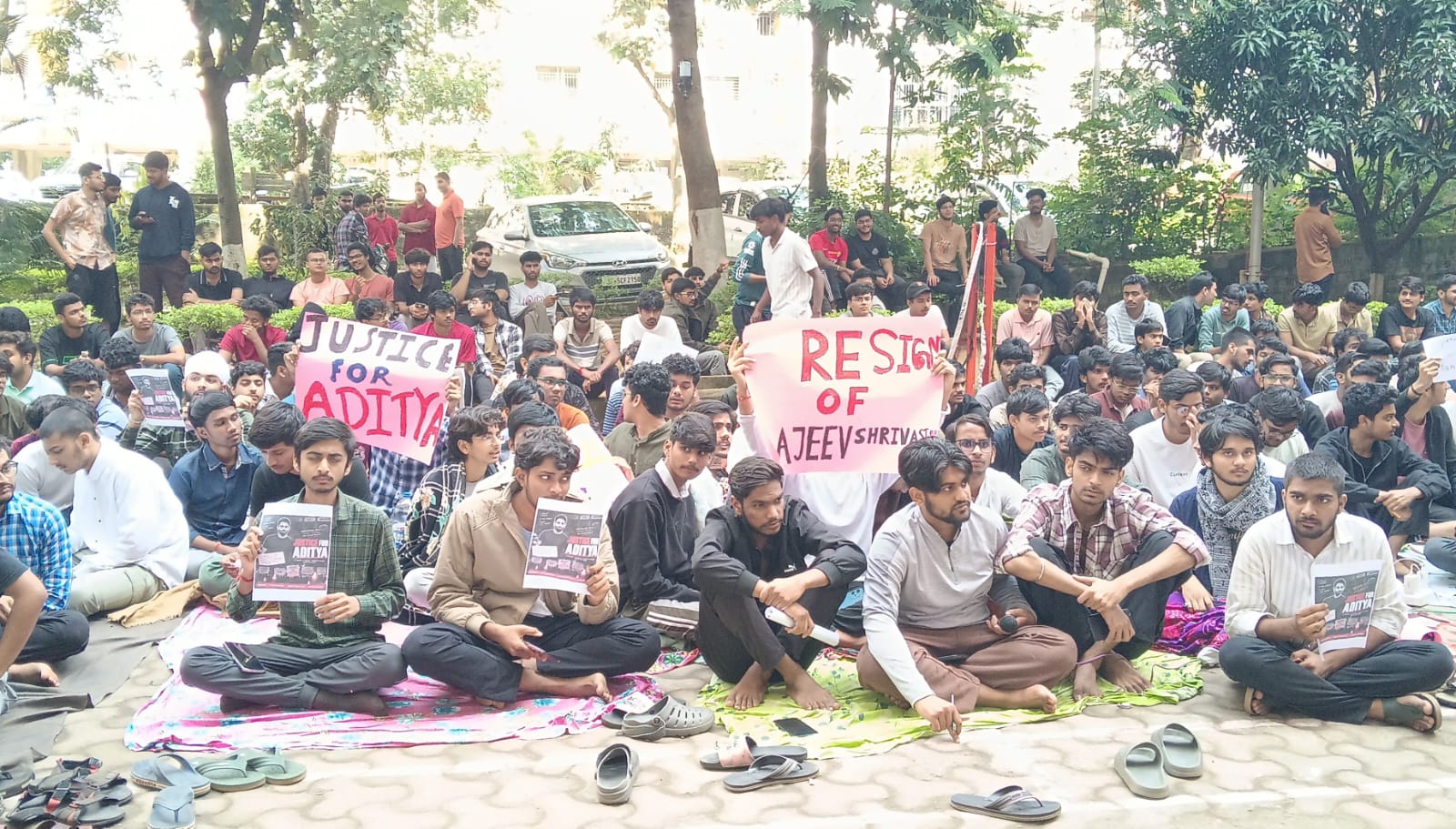 छात्र की मौत के बाद हंगामा